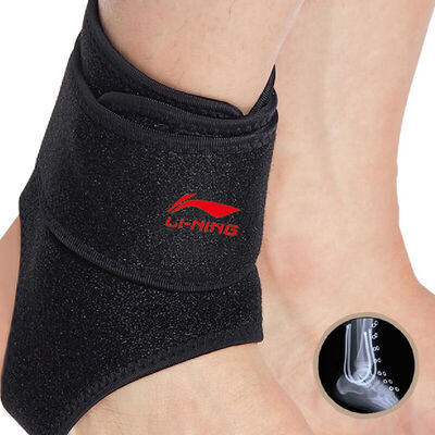 

Li Ning спортивные мужчины и женщины баскетбол бадминтон теннис голеностопный ортез Muay Thai Single загружен AQAH184-1 черный костюм код Размер