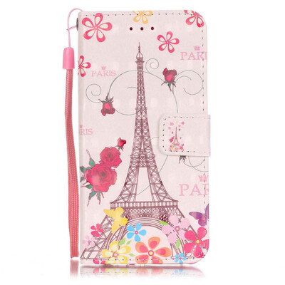 

Eiffel Tower Design PU Leather Flip Cover Wallet Card Holder Case for IPHONE 7