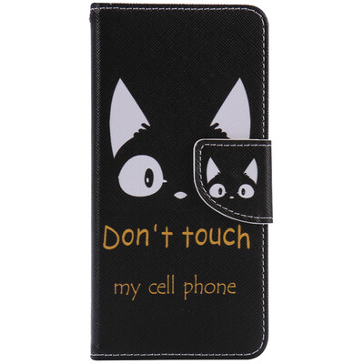 

Дизайн кошачьих ушей Кожа PU Кожаный флип-чехол Кошелек для карты памяти Чехол для SONY XA