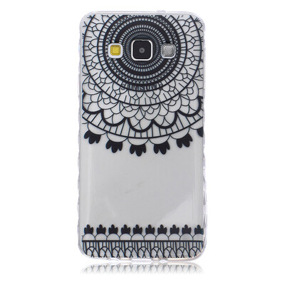 

Black wind chimes Pattern Soft Thin TPU Rubber Silicone Gel Case Cover for SAMSUNG GALAXY A3