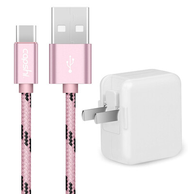 

Capshi Type-C Android зарядный кабель линии передачи данных 1 м + 2A розового золота телефон штекер зарядного устройства адаптированы к U1 Huawei P9 / mate9 / слава V8 / музыка / видео проса 5