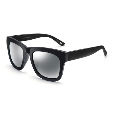 

【Jingdong Supermarket】 TANS San Shi box sunglasses men and women retro polarized sunglasses driving mirror 1030TR black box silver