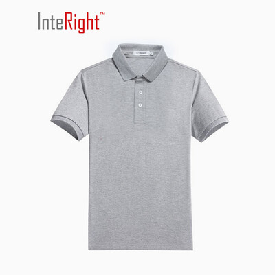 

INTERIGHT [Jingdong качество производства] 50S хлопок двойной бусины для бесплатного горячего мужчины случайные поло рубашки поло серый серый код M