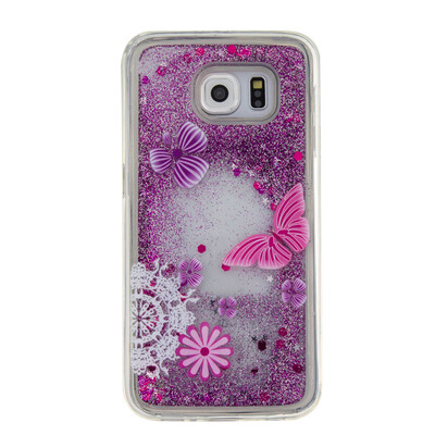 

Dynamic Quicksand Glitter Liquid Soft TPU Case Cover For SAMSUNG S6