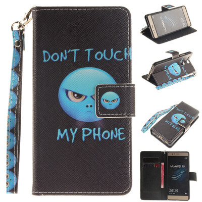 

Anger Design PU Leather Flip Cover Wallet Card Holder Case for HUAWEI P9