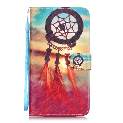 

Dreamcatcher Design PU Leather Flip Cover Wallet Card Holder Case for LS775