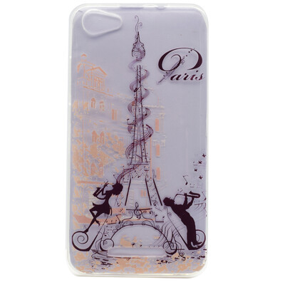 

Music tower Pattern Soft Thin TPU Rubber Silicone Gel Case Cover for WIKO Jerry