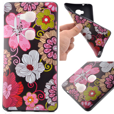 

Color flowers Pattern Soft Thin TPU Rubber Silicone Gel Case Cover for Huawei Honor 5XGR5