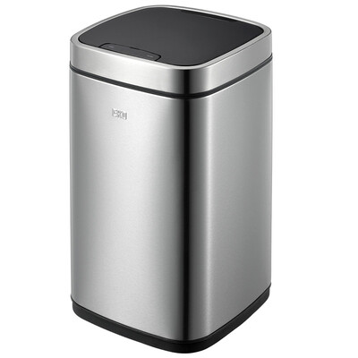 

EKO induction trash cans home free pedal stainless steel intelligent electric trash cans 9288MT (sand steel) 21L