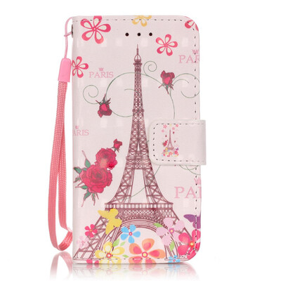 

Eiffel Tower Design PU Leather Flip Cover Wallet Card Holder Case for IPOD TOUCH 5 6
