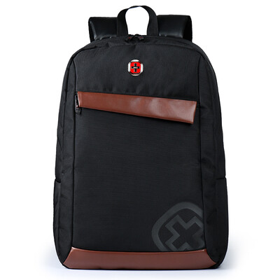 

SWISSGEAR Shoulder Bag Men Casual Travel Backpack Simple Business Computer Bag 156 &quotSA-7013 Brown
