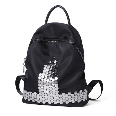 

NAWO дамы плеча сумка корейской версии нейлон рюкзак простой холст сумки досуга Оксфорд ткань колледжа ветра сумка NW6164011 черный