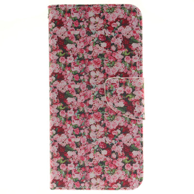 

Floral Design PU Leather Flip Cover Wallet Card Holder Case for SAMSUNG GALAXY S7 Edge