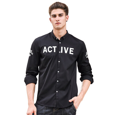 

Pioneer Pioneer Camp Long Sleeve Shirt Men's Comfort Simple Long Sleeve Shirt 677164 Black M