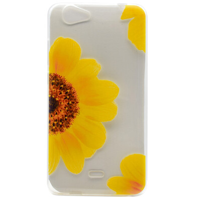 

Sunflower Pattern Soft Thin TPU Rubber Silicone Gel Case Cover for Wiko Pulp Fab 4G