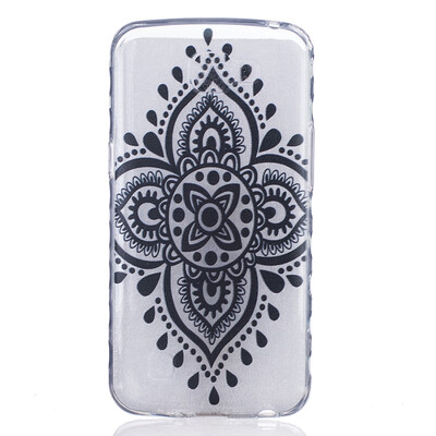 

Black Chinese knot Pattern Soft Thin TPU Rubber Silicone Gel Case Cover for LG K4