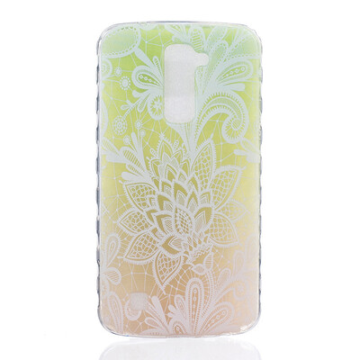 

Rose Pattern Soft Thin TPU Rubber Silicone Gel Case Cover for LG K10