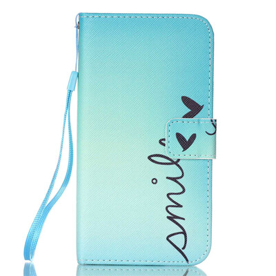 

Улыбка Дизайн PU кожа флип кошелек карты держатель чехол для LG K7