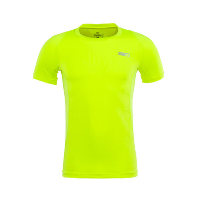 

361 degrees men round neck short T-shirt 651624119-1 eye-catching yellow 2XL
