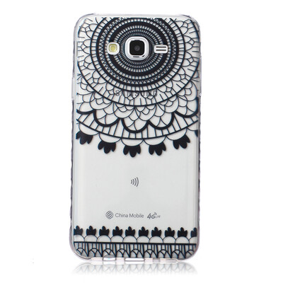 

Black wind chimes Pattern Soft Thin TPU Rubber Silicone Gel Case Cover for SAMSUNG GALAXY J7