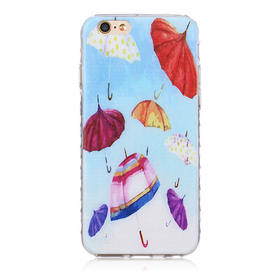 

umbrella Pattern Soft Thin TPU Rubber Silicone Gel Case Cover for IPHONE 6 Plus6S Plus