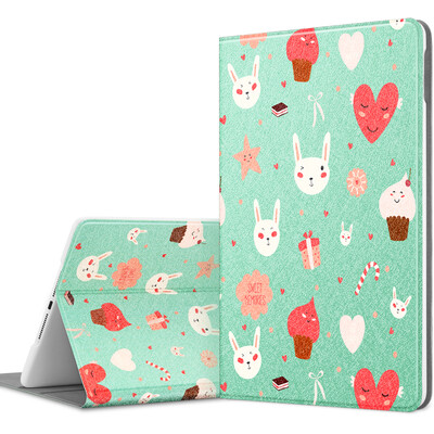 

Иллюстратор Apple новый IPad защитный чехол 2017 новый iPad7 защитный корпус мультфильм анти-капля стент 9,7-дюймовый кожаный чехол маленький Мэн Друзья серии сладкое время