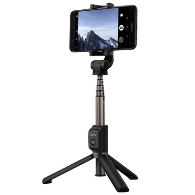 

Huawei HUAWEI glory Bluetooth tripod self-timer wireless version of the 360-degree rotating mobile phone universal broadcast dedicated black
