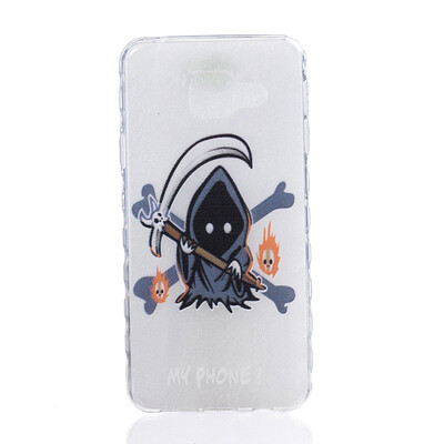 

Grim Reaper Pattern Soft Thin TPU Rubber Silicone Gel Case Cover for SAMSUNG GALAXY A3 2016A310