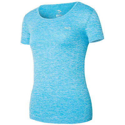 

Анта (из АНТА и) 96627140-2 женщин носят короткий рукав интегрально трикотажный бесшовную высокие упругую воздухопроницаемую и удобные короткий T YY383 сафлоровой зола L