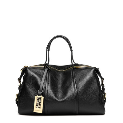 

CallagHan business casual leather handbag female simple atmosphere shoulder Messenger bag European and American fashion KW1161362 black