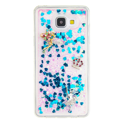 

Динамический Quicksand Блеск наливные Мягкая ТПУ чехол для SAMSUNG A510