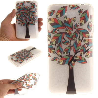 

Colorful tree Pattern Soft Thin TPU Rubber Silicone Gel Case Cover for Huawei Y5 II