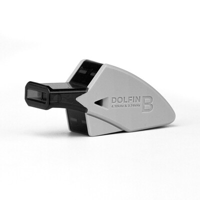 

METAL WDFPSL Dolphin Whistle Silver Gray Basketball Whistle Judgment Football Whistle