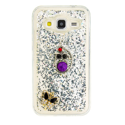 

Динамический Quicksand Блеск наливные Мягкая ТПУ чехол для SAMSUNG G360