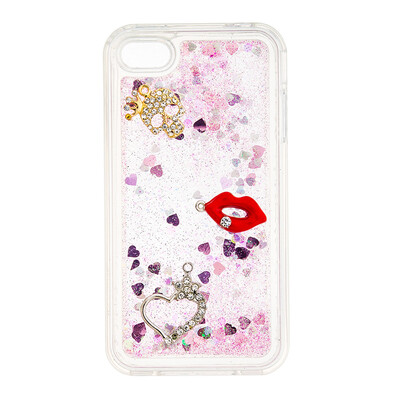 

Dynamic Quicksand Glitter Liquid Soft TPU Case Cover For IPHONE 5S