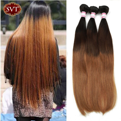 

Brazillian Straight Hair 4 Bundles Colored Human Hair Extensions Blonde 4/27 30 Brazilian Virgin Hair Straight Remy Hair Ombre