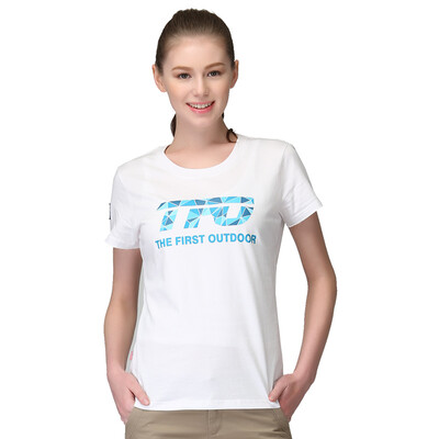 

TFO футболка быстрый сухой пот дышащий открытый досуг футболка 613614 женские модели голубое небо L