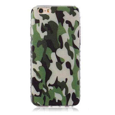 

Camouflage Pattern Soft Thin TPU Rubber Silicone Gel Case Cover for IPHONE 6 Plus6S Plus