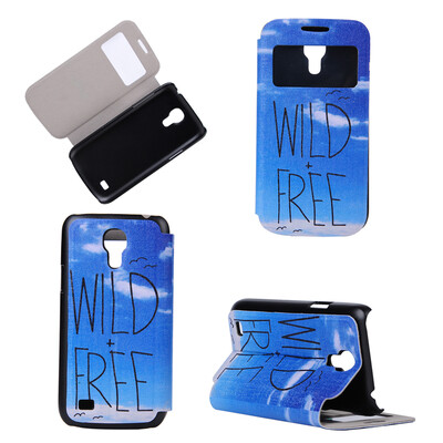 

Wild Free Design Кожа PU откидной крышки Кошелек для карты Держатель чехол для Samsung Galaxy S4 Mini