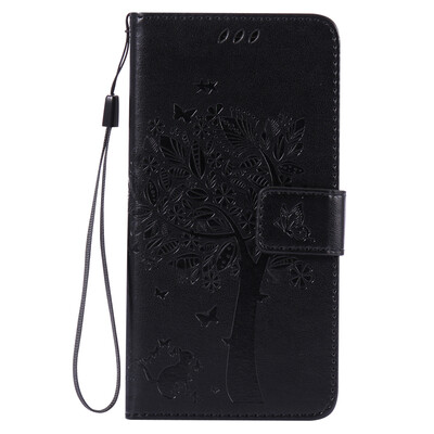 

Черное дерево дизайн PU кожа флип Обложка Кошелек Карты Держатель чехол для LG G5