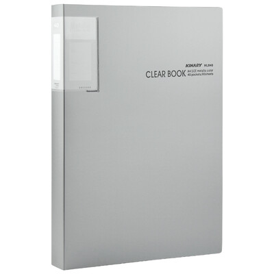 

Jindeli HL840 A4 Metallic Information Booklet Book Page 40 Blue