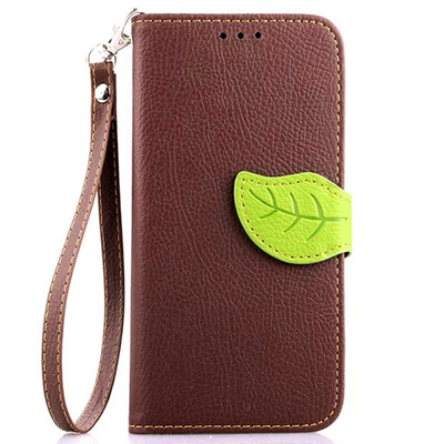 

Brown Design PU Leather Flip Cover Wallet Card Holder Case for LG G3D858