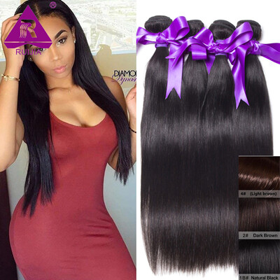 

Brown Straight Virgin Hair Peruvian Hair 4 Bundle Deals Light Brown Dark Brown Human Hair Weave Peruvian Straight Virgin Hair