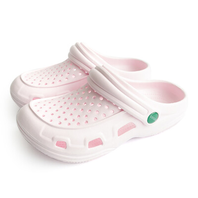 

Pu Xi (POSEHOME) дети Baotou прохладно тапочки женские мягкие нижние противоскользящие отверстия обувь детские тапочки 1302 легкий порошок 29-30