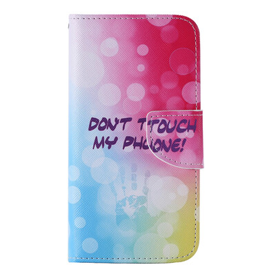 

Fingerprint Design PU Leather Flip Cover Wallet Card Holder Case for SAMSUNG S7EDGE