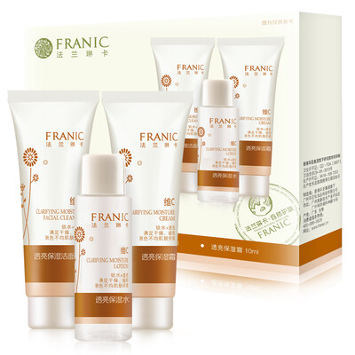 

FRANIC Seabuckthorn Brightening Moisturizing Travel Set Cleaning Cream Moisturizing Water Moisturizing