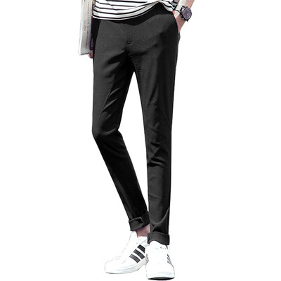 

(MSEK) LXK70087 Korean men's pants pants fashion sports casual pants male black 36