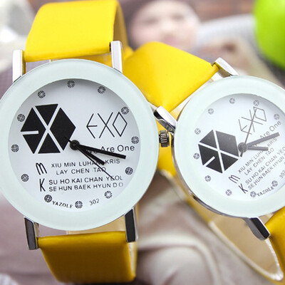 

Watches men and women students fashion needle buckle round men and women business fashion couple table YZL0520TH-3