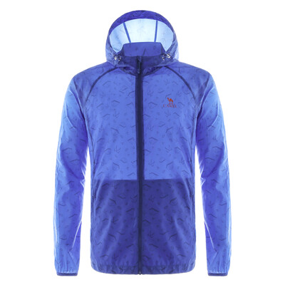 

Camel (CAMEL) наружная кожа одежда мужчины и женщины модели с капюшоном тонкие мужчины моды A7S257106 сокровище синий принт L