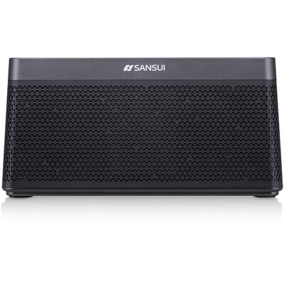

Landscape (SANSUI) T20 Wireless Bluetooth Speaker Radio Card Clock Alarm Clock Sky Blue Gold